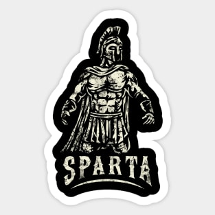 Spartan warrior Sticker